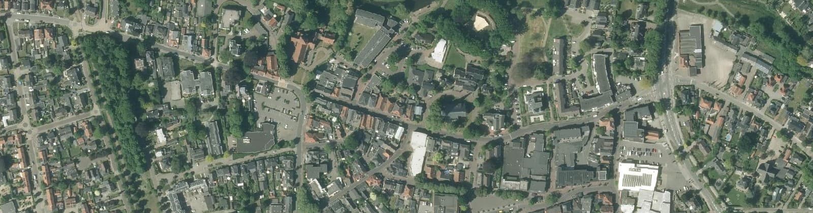 Luchtfoto van Eibergen Centrum