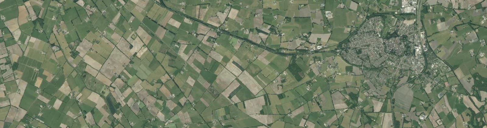 Luchtfoto van Verspreide huizen Beltrumsche Veld