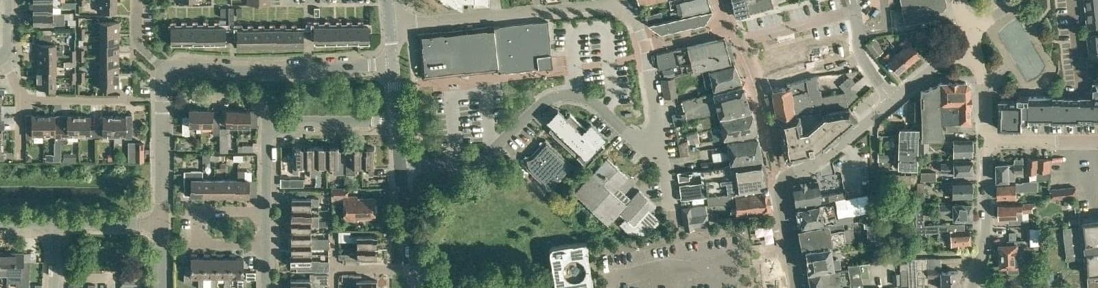Luchtfoto van Neede Centrum