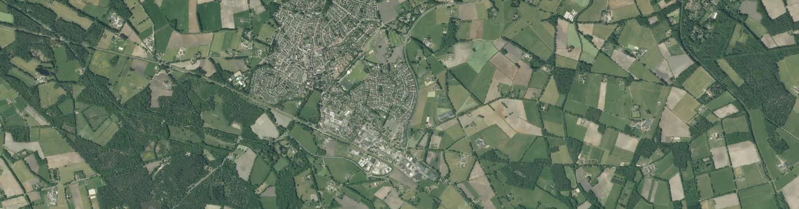 Luchtfoto van Verspreide huizen Ruurlo