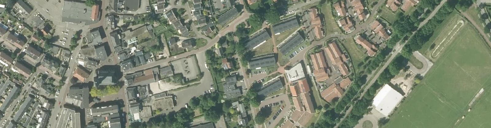 Luchtfoto van Ruurlo Centrum