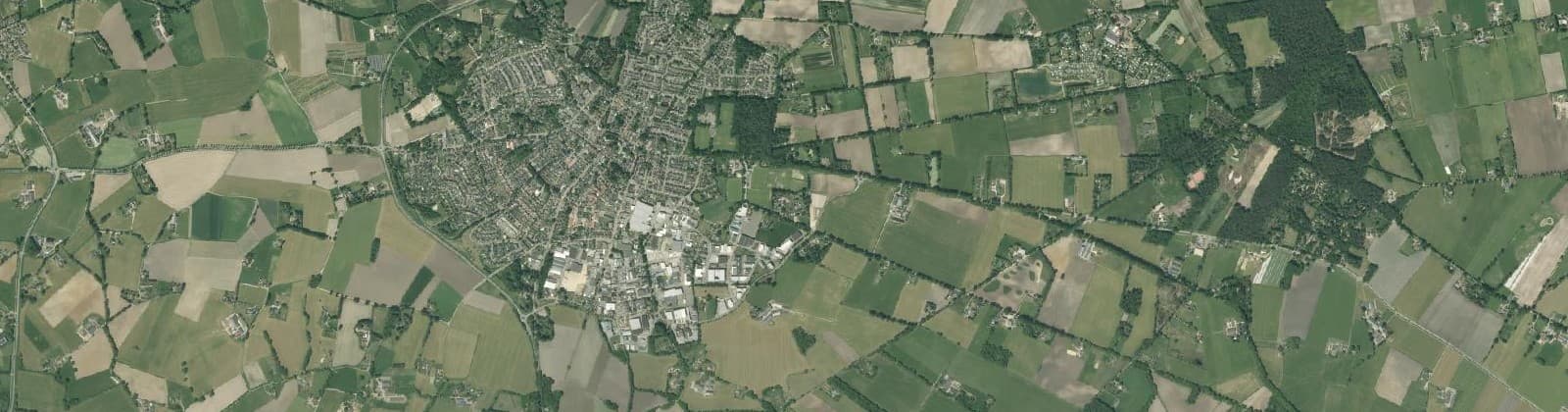 Luchtfoto van Verspreide huizen Zelhem
