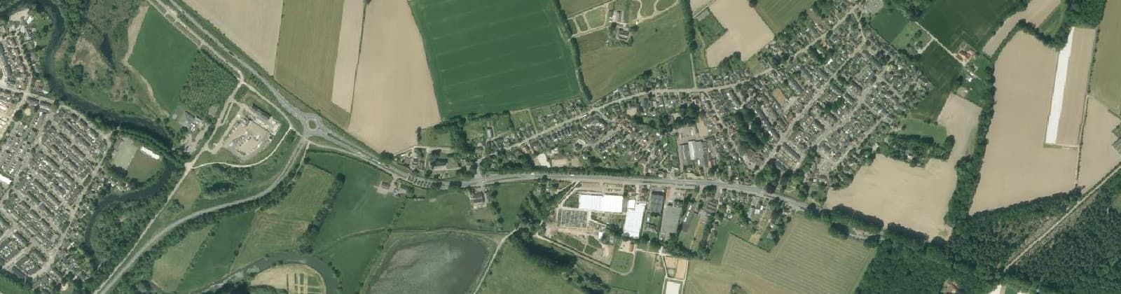 Luchtfoto van Drempt
