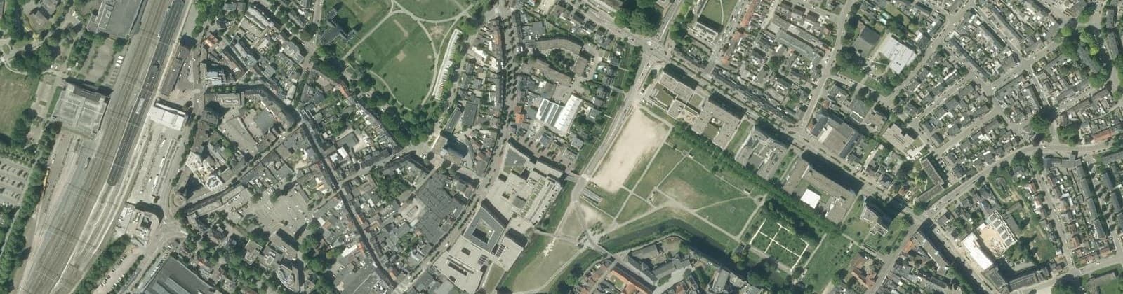 Luchtfoto van Sittard-Centrum