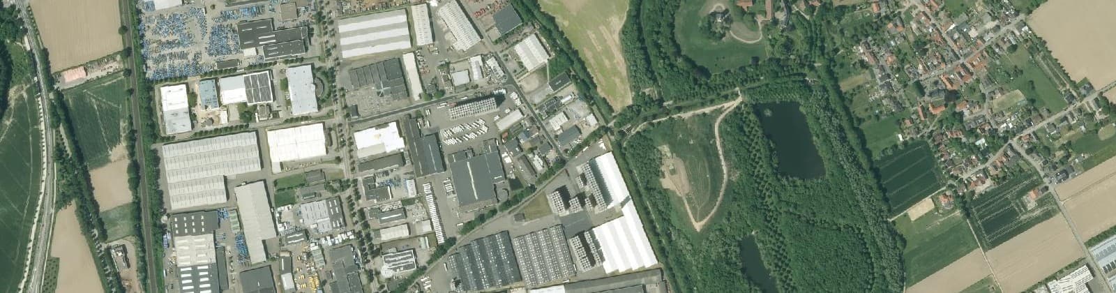 Luchtfoto van Industrieterrein Noord