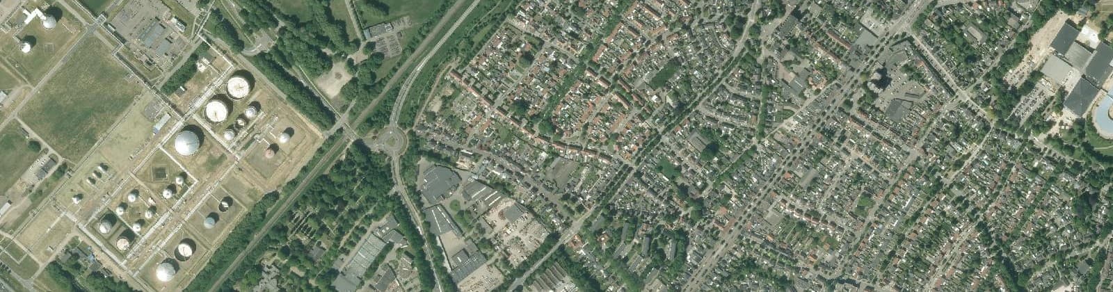 Luchtfoto van Geleen-Centrum