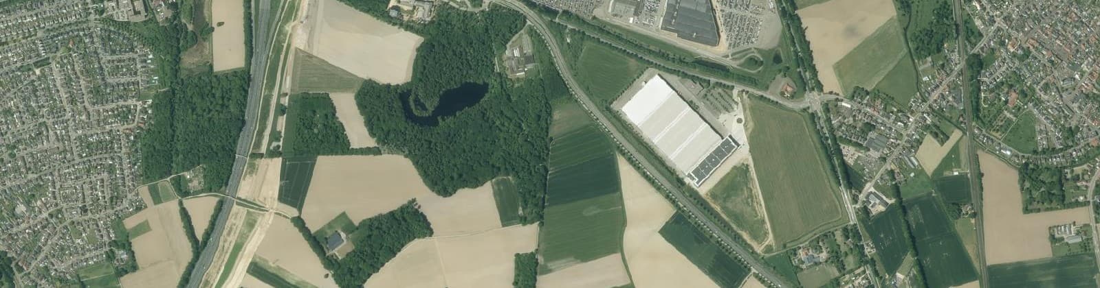 Luchtfoto van Omgeving Limbrichterbos-Wolfrath