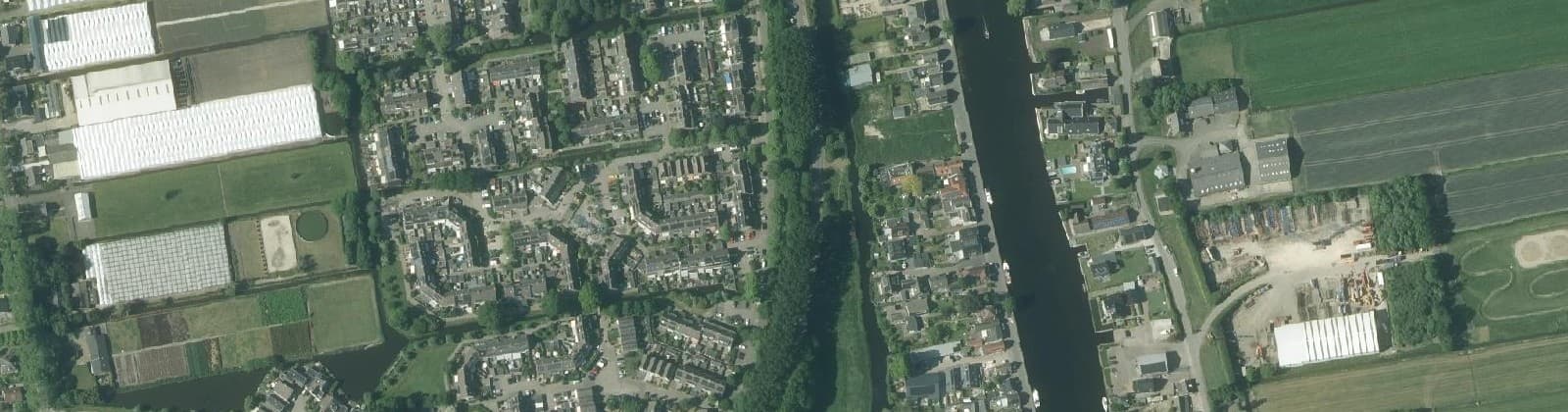 Luchtfoto van Oude Wetering