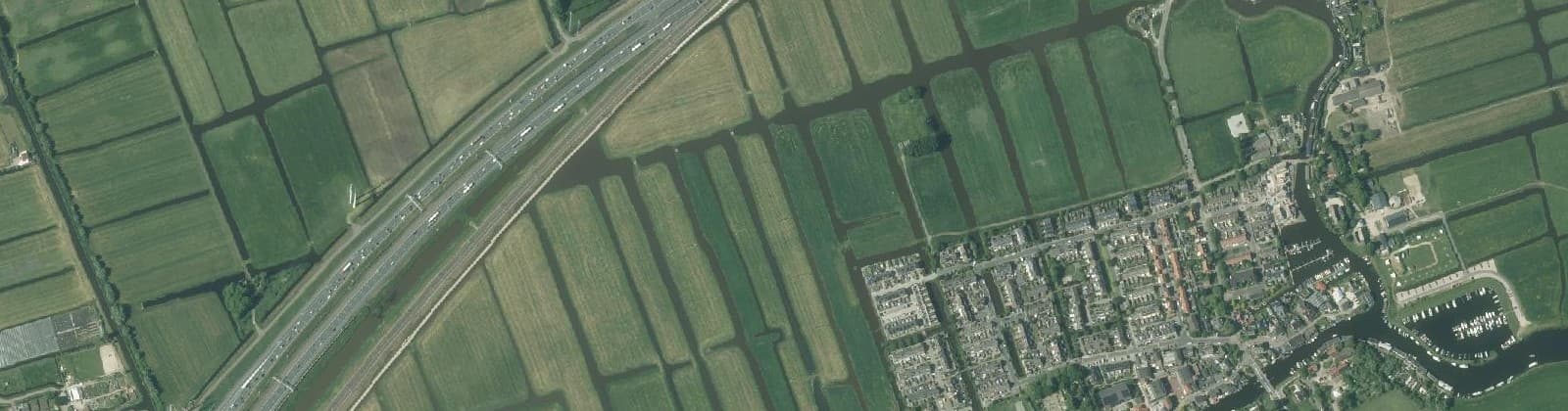 Luchtfoto van Hoogmade