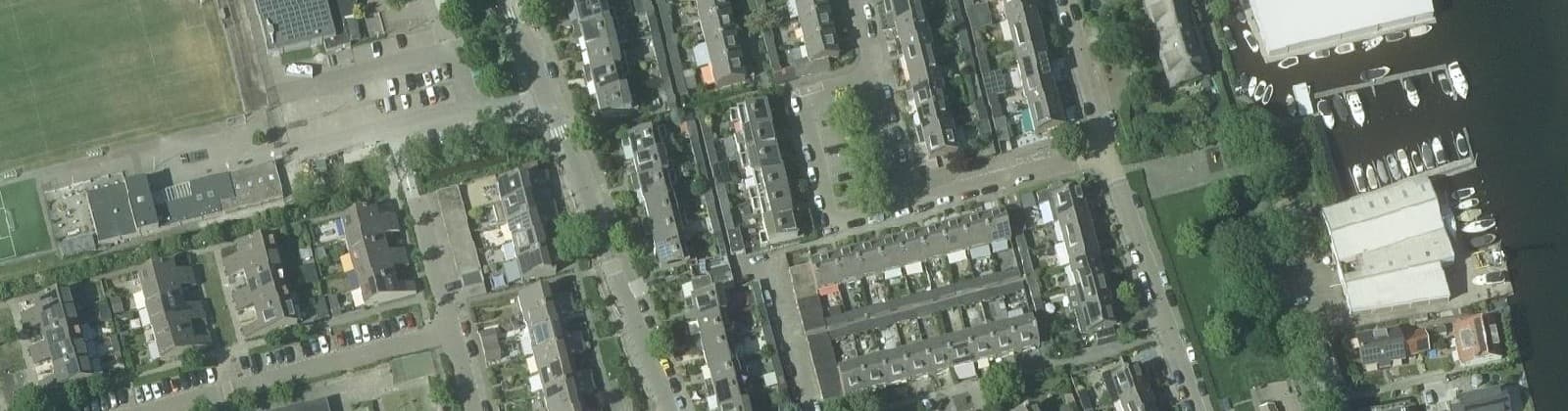 Luchtfoto van Woubrugge-West