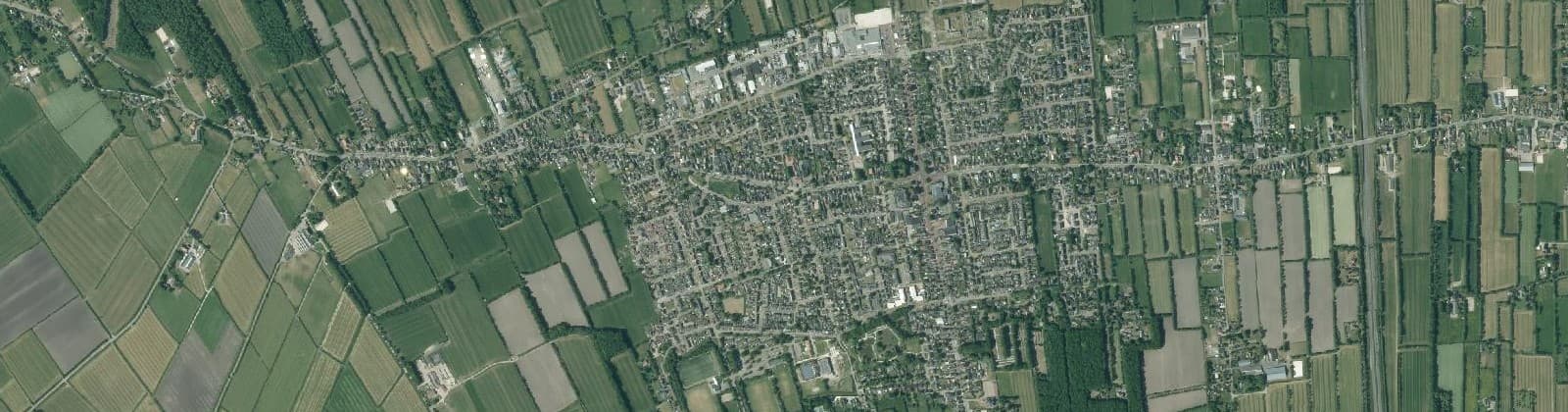 Luchtfoto van Damwâld