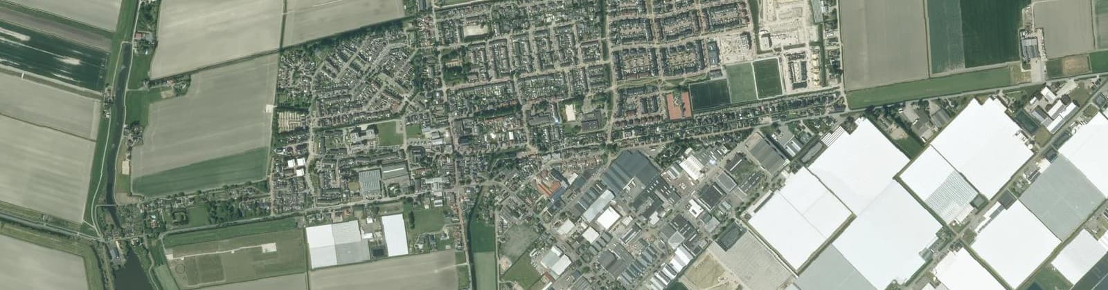 Luchtfoto van Kern Moerkapelle