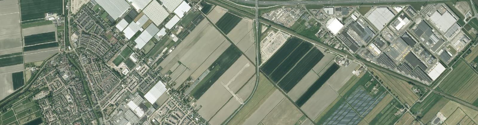 Luchtfoto van Verspreide bebouwing Zuidplaspolder Zeve