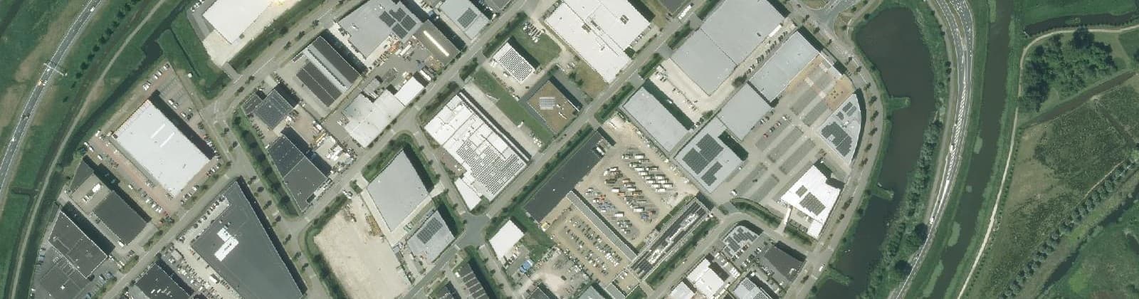 Luchtfoto van Bedrijventerrein Gouwepark