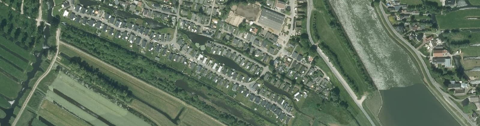 Luchtfoto van Recreatiepark Klein Hitland