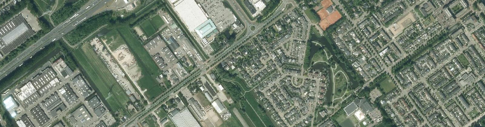 Luchtfoto van Verspreide bebouwing Achter Esse