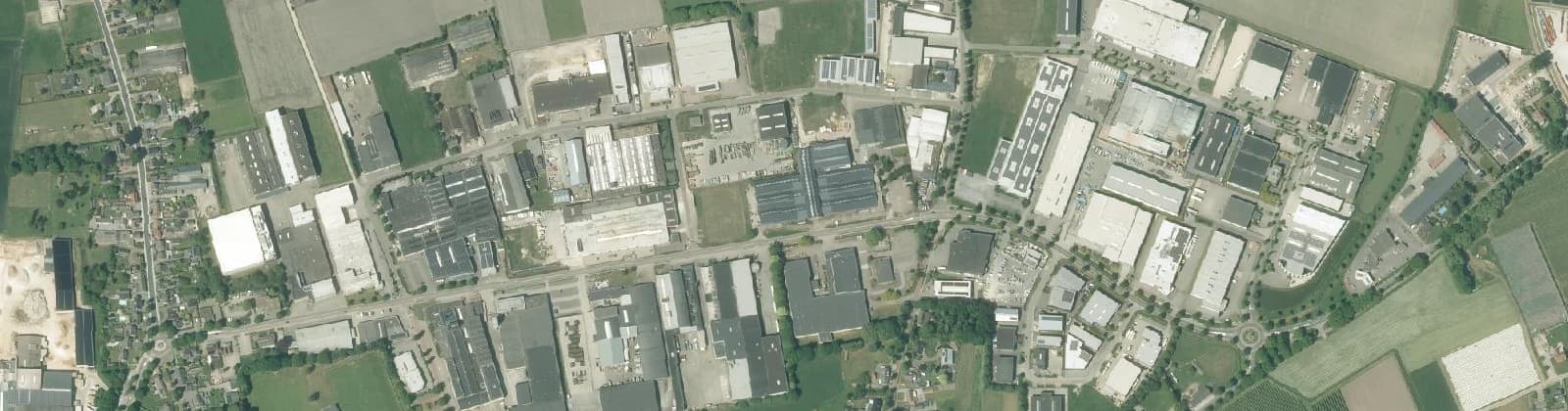 Luchtfoto van Buitengebied Industrie Panningen