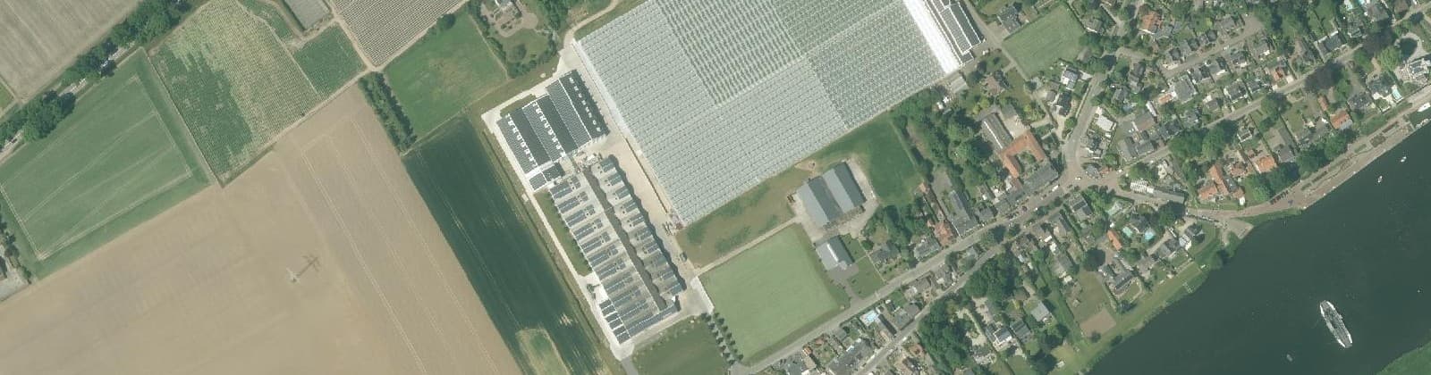 Luchtfoto van Veers