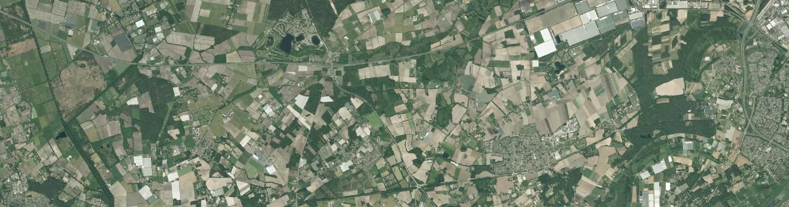 Luchtfoto van Buiteng. Tongerlo-Korte Heide-Schoorveld