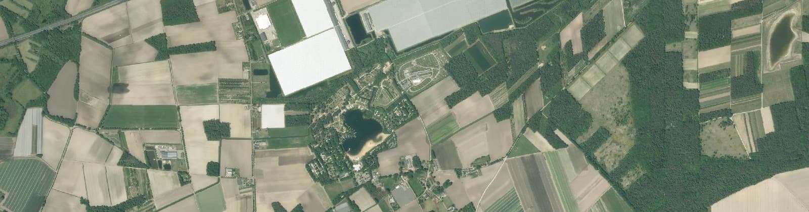 Luchtfoto van Buitengebied Lange Heide-'t Rooth