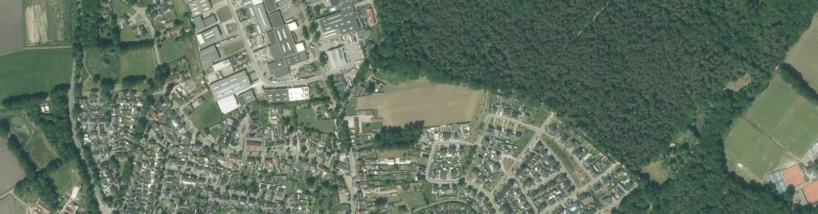 Luchtfoto van Hof-Startebos