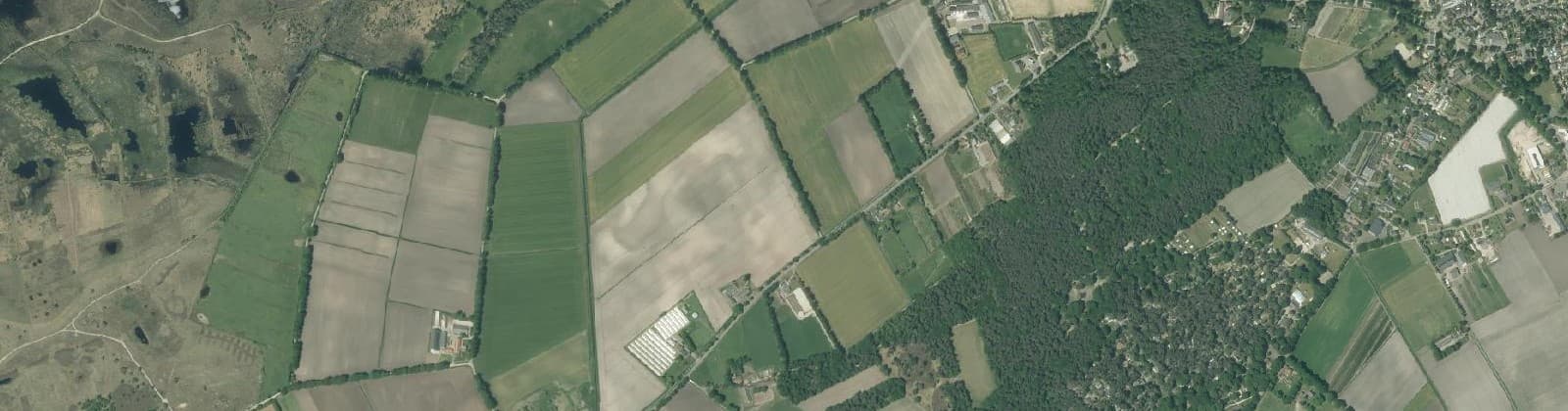 Luchtfoto van Buitengebied Nederweerterdijk-Berg