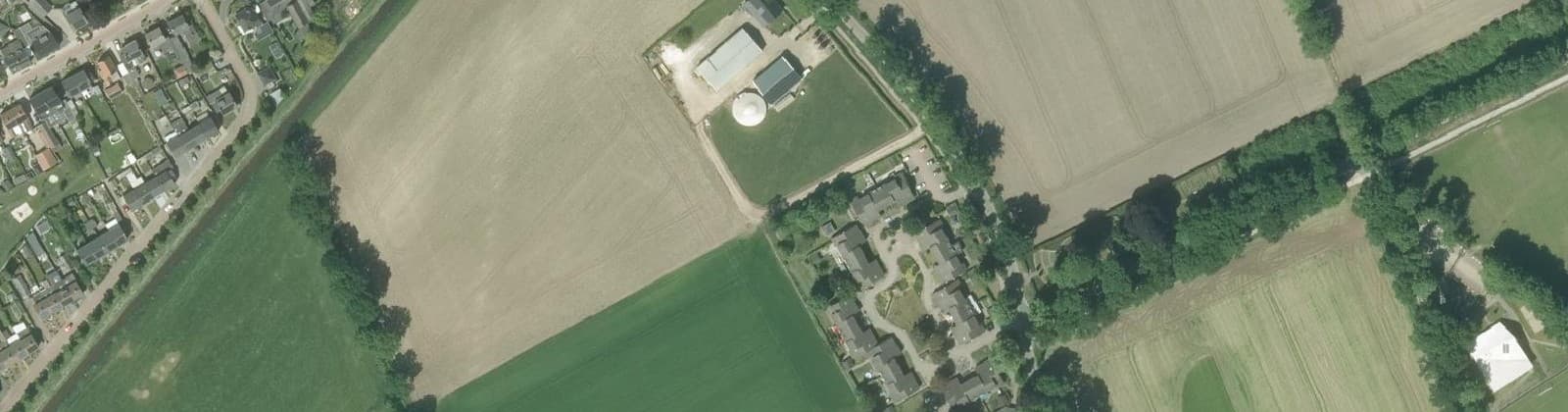 Luchtfoto van Koningslust-centrum