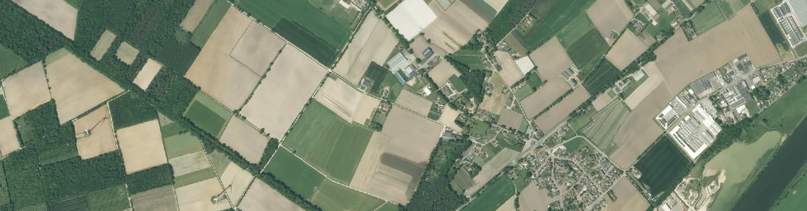 Luchtfoto van Buitengebied Spurkt-Hei-Weerd
