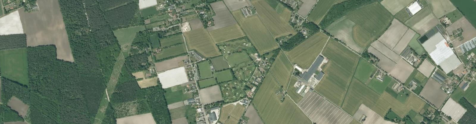 Luchtfoto van Buitengebied Op den Houwenberg