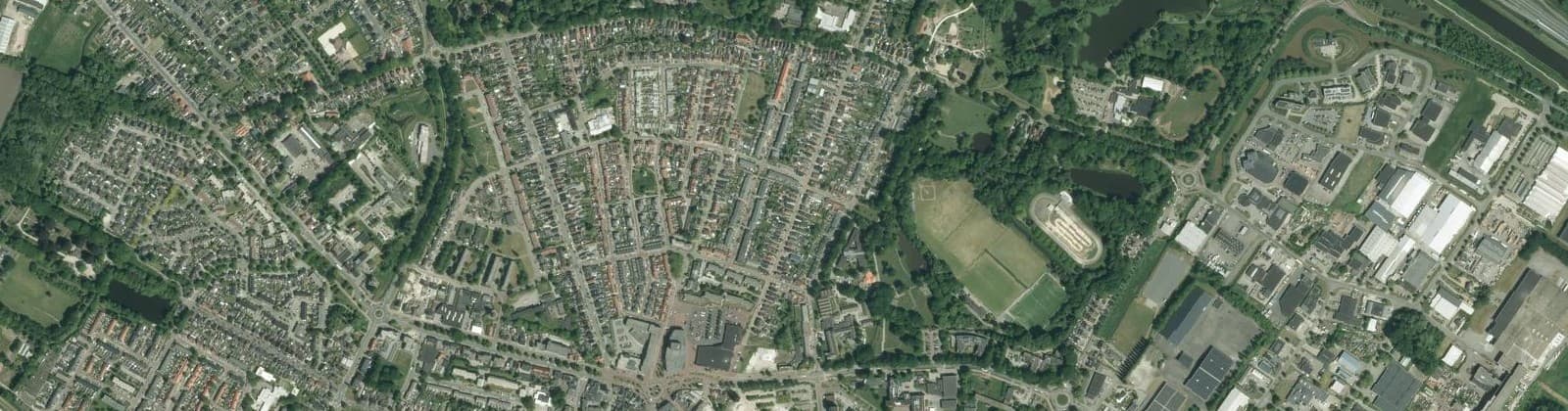 Luchtfoto van Zeeheldenbuurt