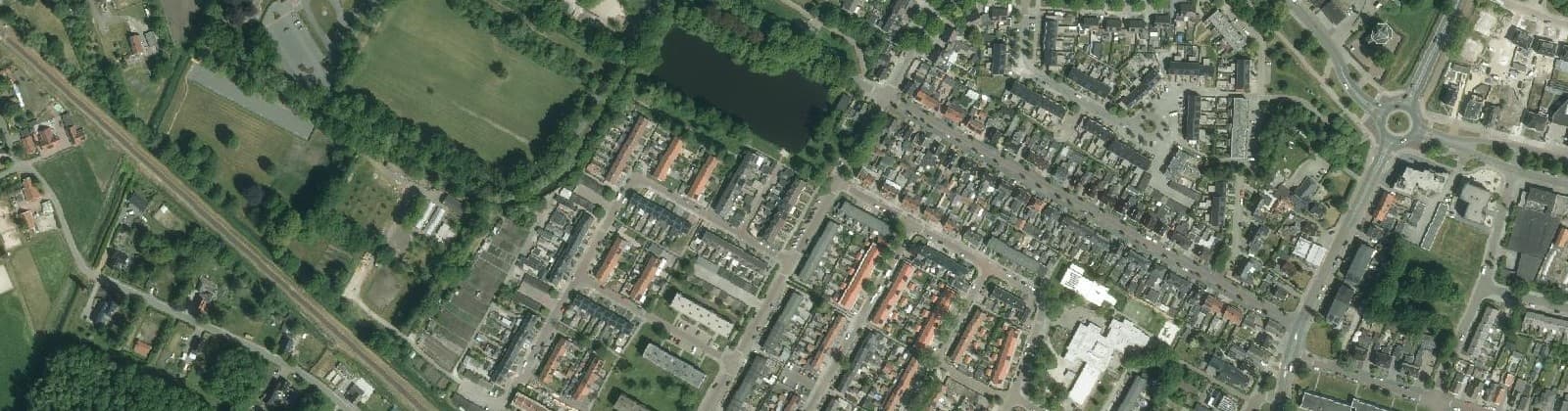 Luchtfoto van Winschoten-Bomenbuurt