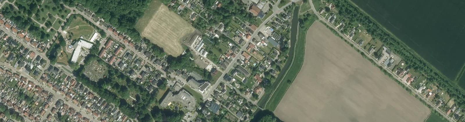 Luchtfoto van Beerta-Centrum