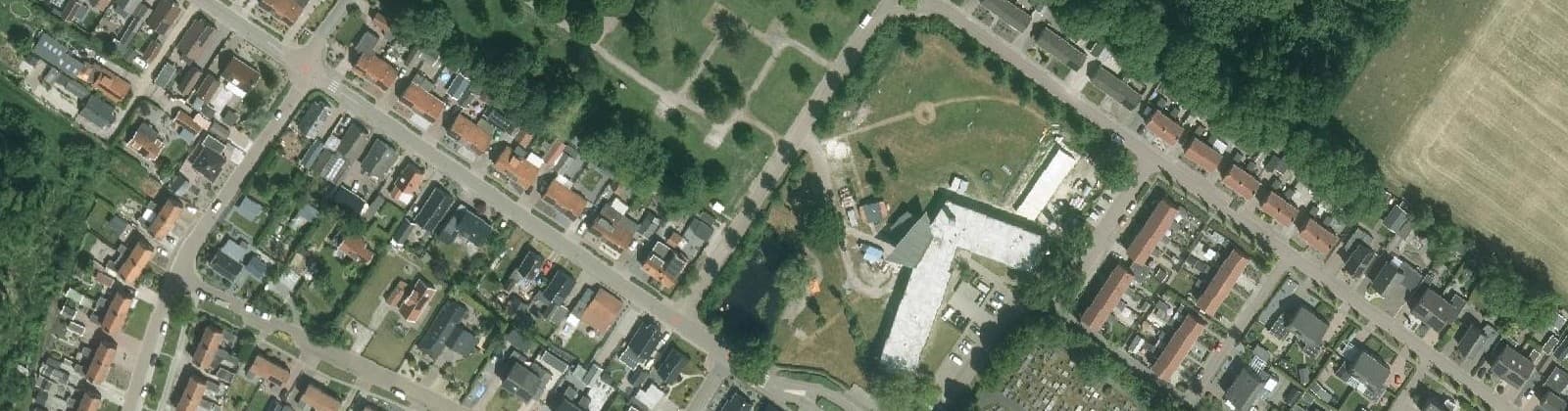 Luchtfoto van Beerta-Centrum-West