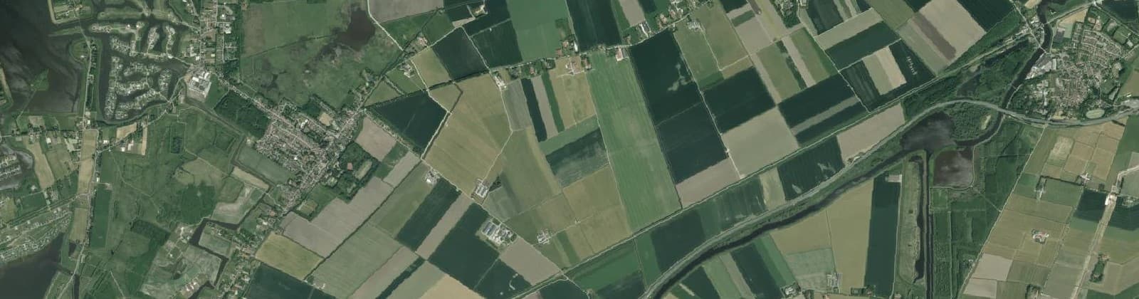 Luchtfoto van Verspreide huizen Beerta