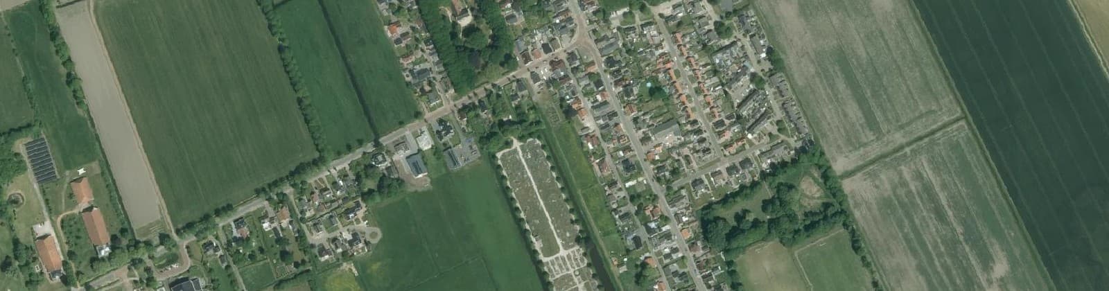 Luchtfoto van Oostwold