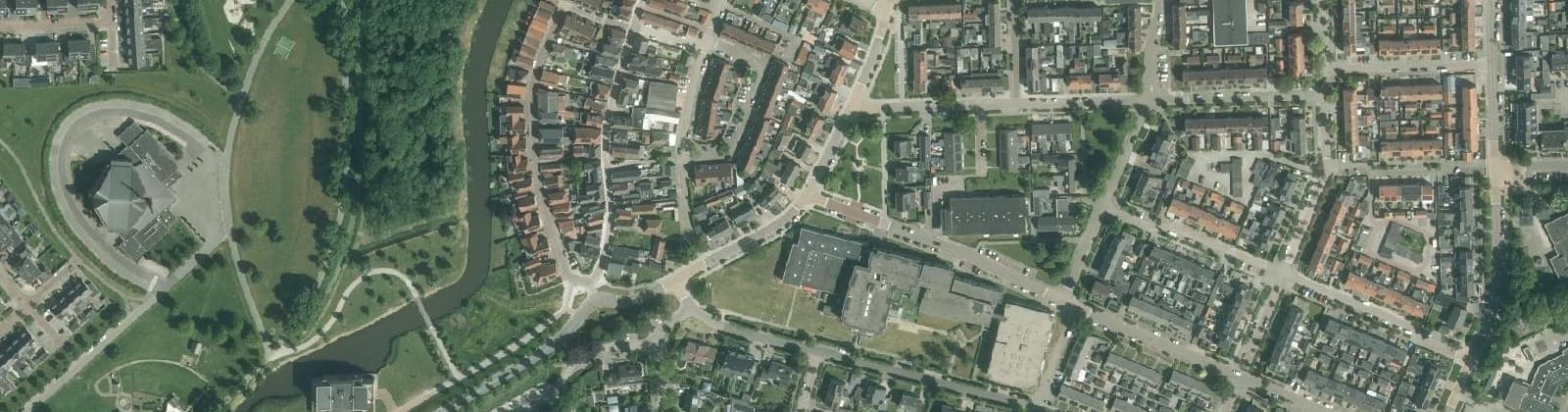 Luchtfoto van Binnenlanden-West