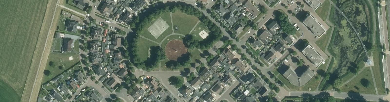 Luchtfoto van Greente
