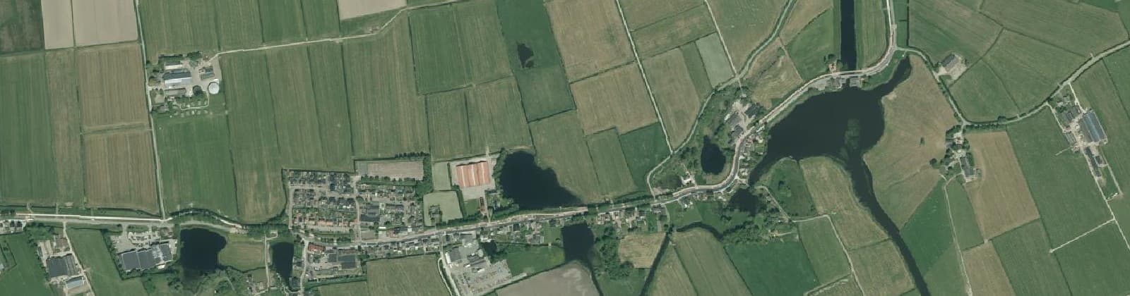 Luchtfoto van Kamperzeedijk-Oost