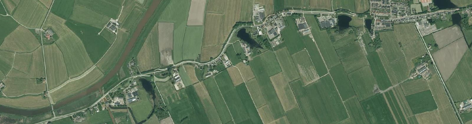Luchtfoto van Kamperzeedijk-West