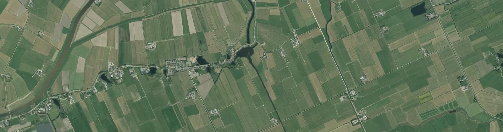 Luchtfoto van Landelijk gebied Genemuiden
