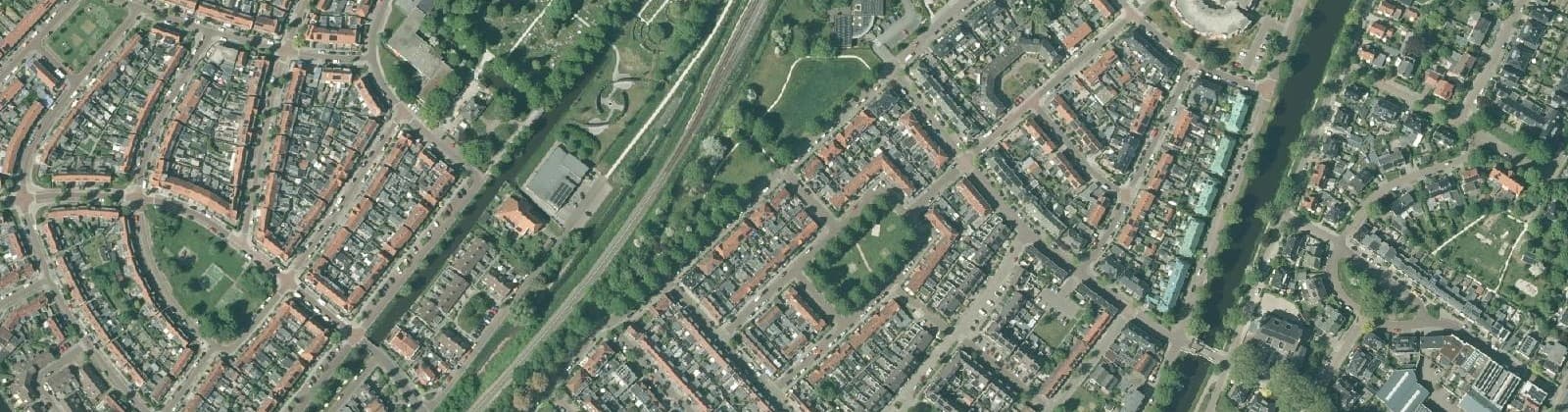 Luchtfoto van Noordoosthoek