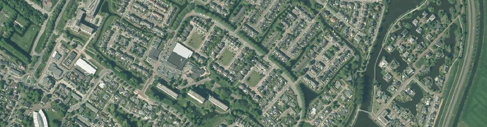 Luchtfoto van Stadsfenne