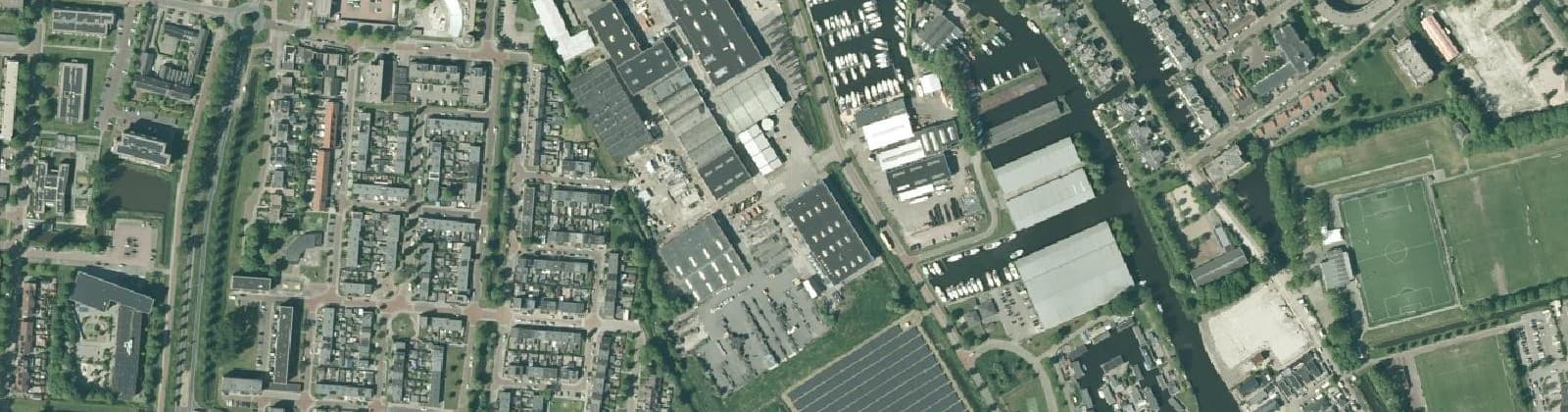 Luchtfoto van Lemmerweg-Oost