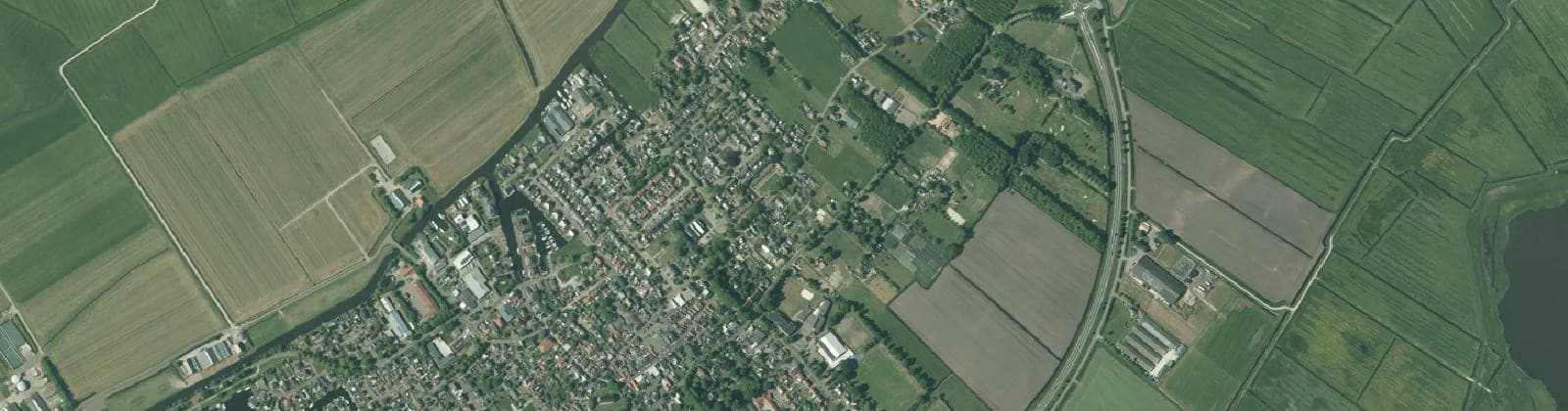 Luchtfoto van Koudum