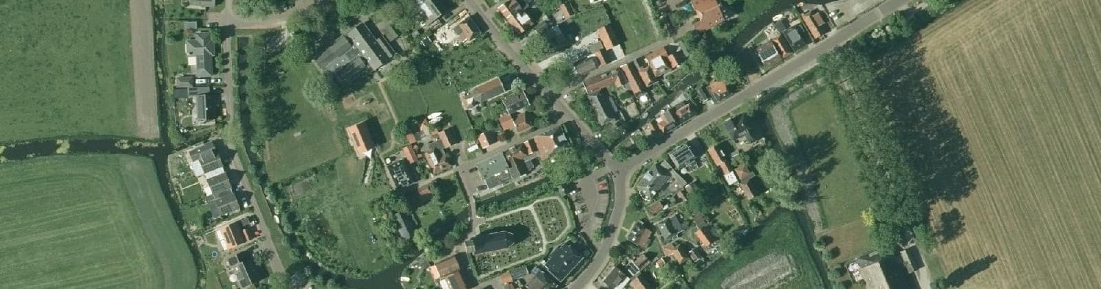 Luchtfoto van Molkwerum