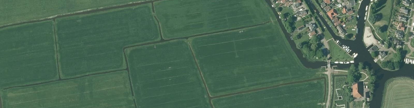 Luchtfoto van Oud IJlst