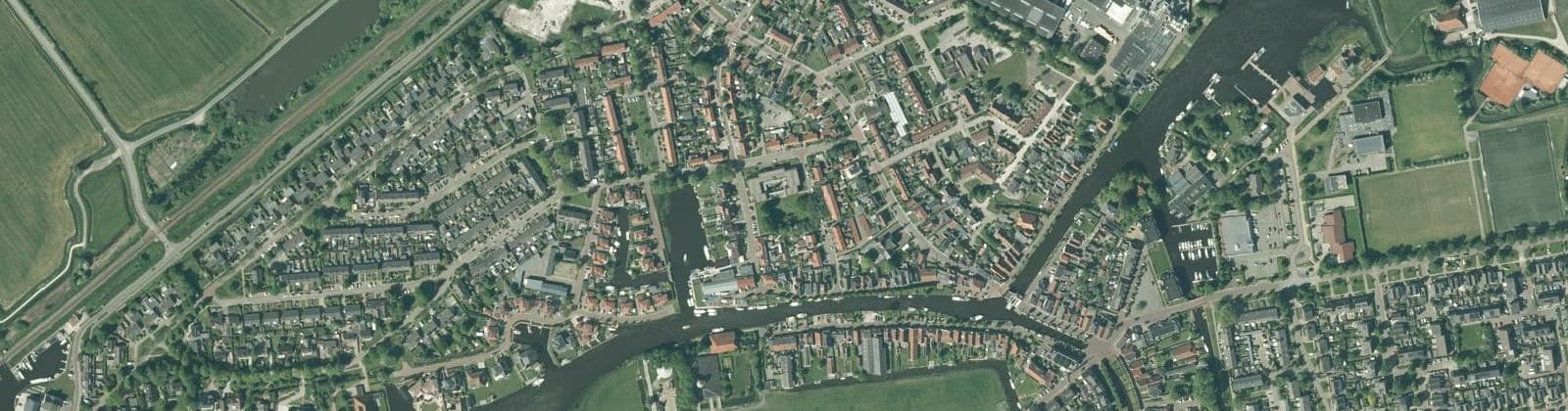 Luchtfoto van Nijezijl-Roodhem