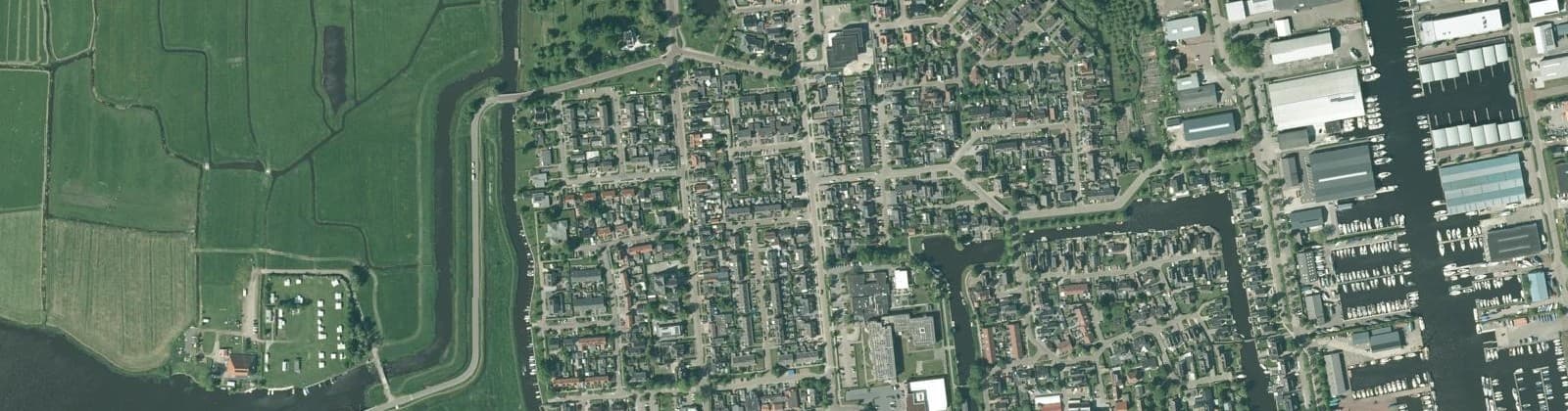 Luchtfoto van Heeg