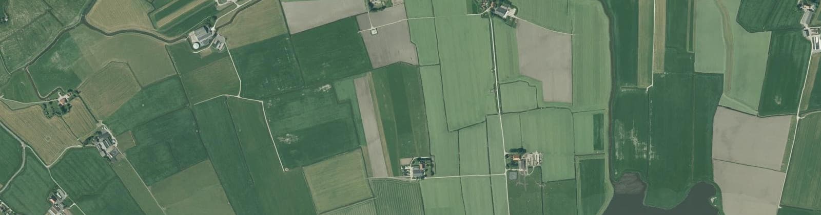 Luchtfoto van Verspreide huizen-Greonterp
