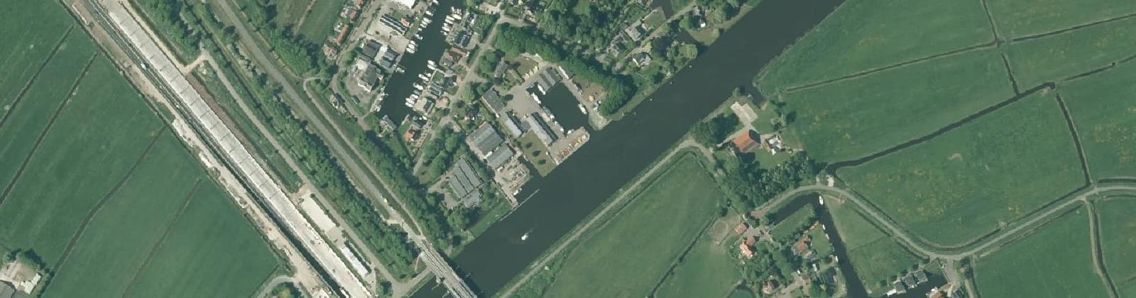 Luchtfoto van Uitwellingerga
